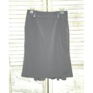 MONTON Grey Pinstripe Skirt Size 4